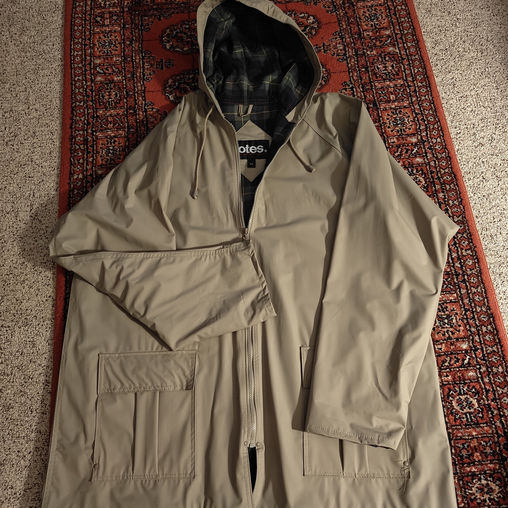Totes Men's Tan Hooded Jacket - Picture 2 of 5